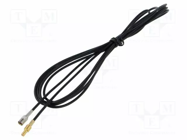CABLE - SMB SOCKET,SMB PLUG - MUSTA - STRAIGHT - 3M - Antennijohdot - 15-7581095 - 1