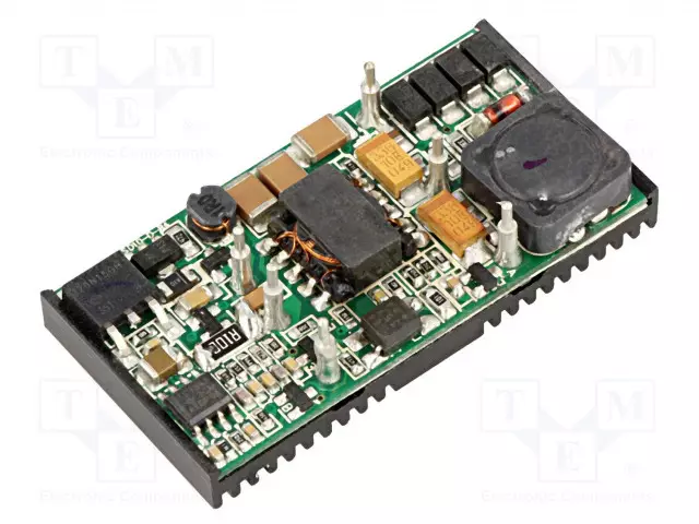 DC/DC MUUNNIN - 10W - TULOJÄNNITE 9,8÷36VDC - LÄHTÖJÄNNITE 5VDC - ULÄH2: -5VDC - 2"X1" - DC/DC muuntimet - NSD10-12D5 - 1