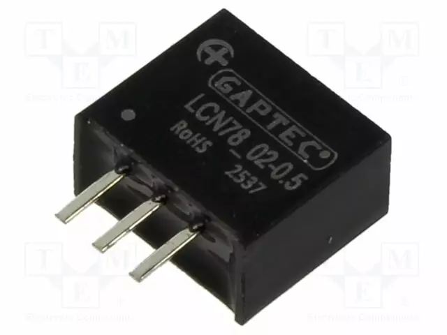 DC/DC MUUNNIN - TULOJÄNNITE 4,5÷42VDC - LÄHTÖJÄNNITE 2,5VDC - ILÄH: 500MA - THT - DC/DC muuntimet - LCN78-02-0.5 - 1