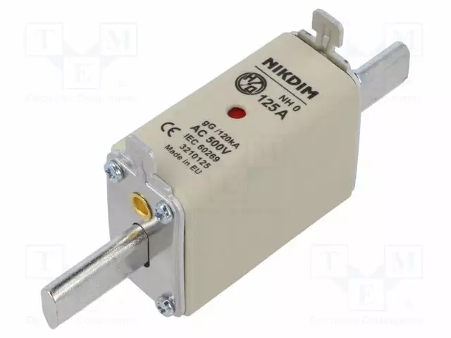 125A - 500VAC - GG - TEOLLISUUSSULAKE - NH0 - Sulakkeet NH - 3210125 - 1