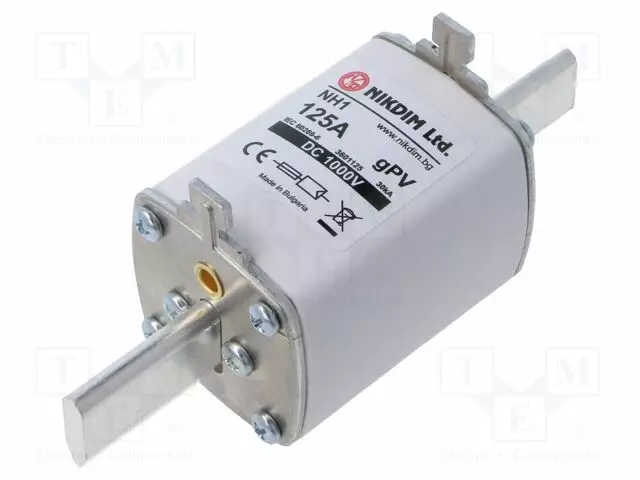 125A - 1KVDC - GPV - TEOLLISUUSSULAKE - NH1 - Sulakkeet NH - 3601125 - 1