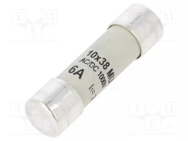 6A - 1000VDC - GR - LIERIÖMÄINEN - Sulakkeet 10,3x38mm - 1038825 - 1