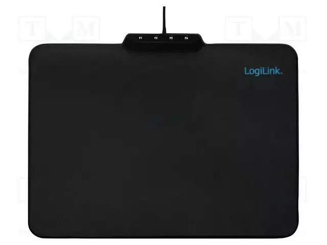 ALUSTA - MUSTA - HIIRI - LED DIODIN KANSSA - 360X260MM - Tietokoneen oheislaitteet - ID0155 - 1