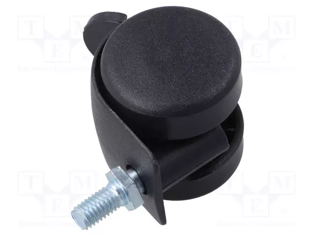 HUONEKALUPYÖRÄ - Ø: 40MM - H: 44MM - VÄÄNTÖ- LUKITUKSELLA,KARALLA - Kuljetuspyörät - BPN-040-M8X15 - 1