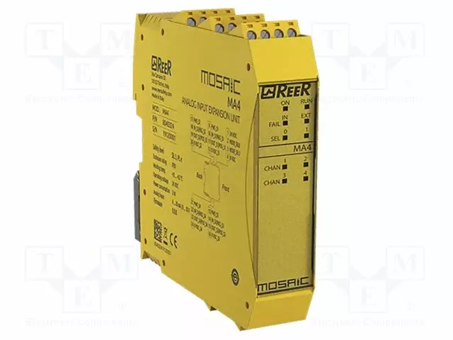 I/O LAAJENNUSMODUULI - PURISTAMINEN - 24VDC - IN: 4 - DIN-KISKOLLE - Turvakytkimet - säätömoduulit - 1100125 - 1