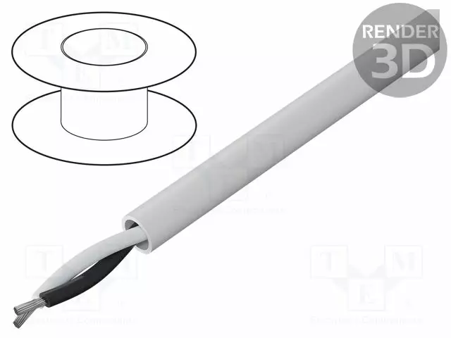 JOHTO - 1X2X16AWG - LONWORKS - CU - LSZH - VALKOINEN 1000FT - Rakennusautomaation tiedonsiirtokaapelit - 8471NH.03305 - 1