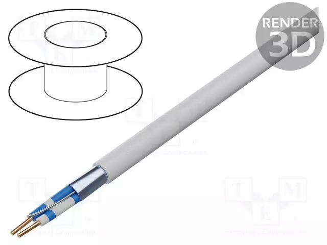 JOHTO - 1X2X22AWG - LONWORKS - RAUTACU - FRNC - VALKOINEN - Rakennusautomaation tiedonsiirtokaapelit - 7703NH.00305 - 1