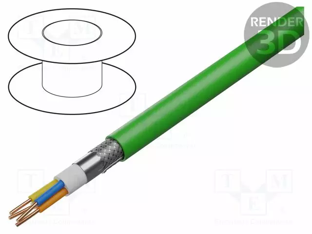 JOHTO - 4X22AWG - TEOLLISUUS-ETHERNET,PROFINET - 5E - CU - PVC - Teollisuuden Ethernet-kaapelit - 7961A.00305 - 1