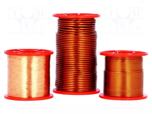 KÄÄMILANKA - YHDEN KERRAN EMALOITU - 0,3MM - 0,5KG - MAX.180°C - V 180 - Käämilangat - 1040-0300-45 - 1