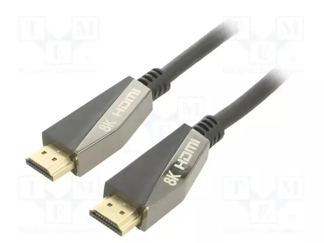 KAAPELI - HDMI-PISTOKE,MOLEMMIN PUOLIN - PVC - HDCP 2.2,HDMI 2.1 - HDMI, DVI, DisplayPort johdot - CG860-1.5 - 1