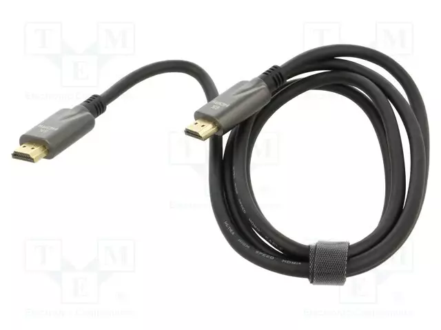 KAAPELI - HDMI-PISTOKE,MOLEMMIN PUOLIN - PVC - TEKSTIILI - 1,5M - HDMI, DVI, DisplayPort johdot - CG862-1.5 - 1