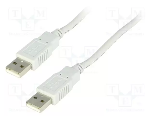 KAAPELI - USB 2.0 - USB A PISTOKE,MOLEMMIN PUOLIN - 5M - USB kaapelit ja adapterit - BQC-USB2AA5 - 1