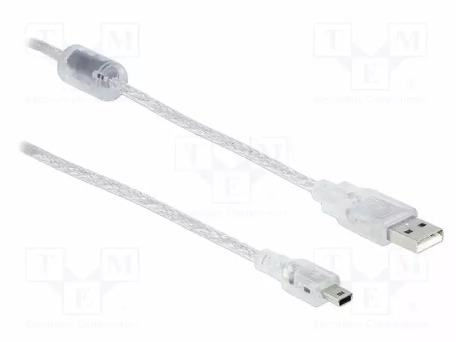 KAAPELI - USB 2.0 - USB A PISTOKE,USB B PIENOISPISTOKE - 1M - USB kaapelit ja adapterit - DELOCK-83905 - 1