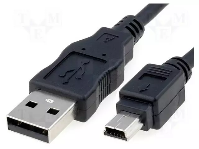 KAAPELI - USB 2.0 - USB A PISTOKE,USB B PIENOISPISTOKE - 5M - MUSTA - USB kaapelit ja adapterit - CAB-MUSB-A55 - 1