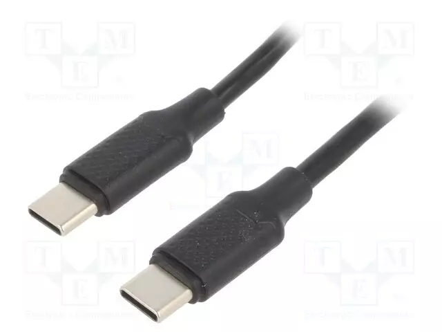 KAAPELI - CABLEXPERT - USB 2.0 - USB C PISTOKE,MOLEMMIN PUOLIN - USB kaapelit ja adapterit - CC-USB2-CMCM60-1.5 - 1