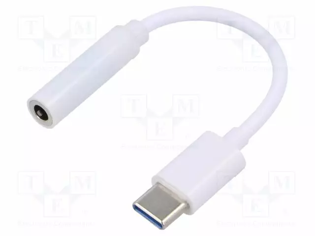 KAAPELI - USB 3.1 - 3,5MM JAKKI,USB C PISTOKE - 0,12M - USB kaapelit ja adapterit - SAVAK-35 - 1