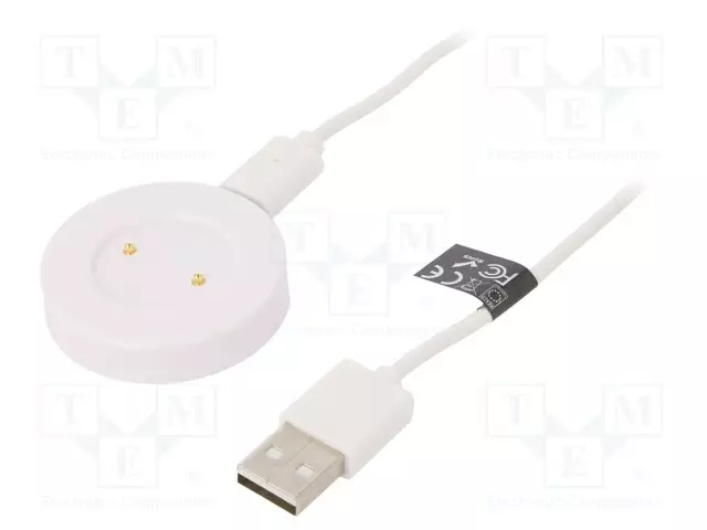 KAAPELI: ÄLYKELLON LATAAMISEEN - HUAWEI - 1M - 1A - VALKOINEN - USB kaapelit ja adapterit - AK-SW-05 - 1