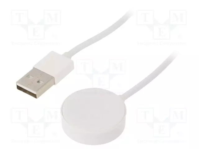 KAAPELI: ÄLYKELLON LATAAMISEEN - APPLE - 1M - 1A - VALKOINEN - USB kaapelit ja adapterit - AK-SW-15 - 1