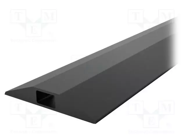 KAAPELISUOJA - LEV: 68MM - PIT: 9M - PVC - H: 11MM - MUSTA - CABLEPRO GP - Työturvallisuus ja -terveys - COBA-CP010005 - 1