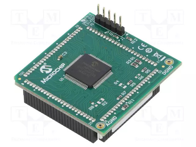 KEHITYSALUSTA - MICROCHIP - DSPIC33 - KOMPONENTIT: DSPIC33CH512MP508 - Microchip kehityspaketit - MA330045 - 1