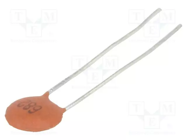 KERAAMINEN KONDENSAATTORI - 6,8NF - 100V - Y5V - -20÷80% - THT - 2,5MM - Keraamiset kondensaattorit - CCK-6N82.5 - 1