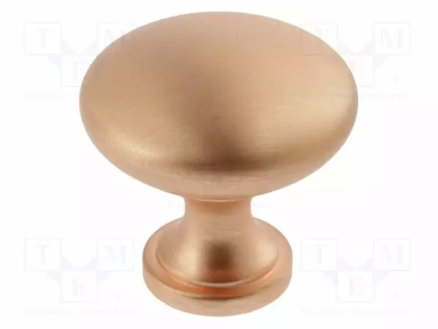 KNOB - Ø: 30MM - H: 29MM - ZAMAK - TERNI - PLATING: GALVANIZED - FURNITURE - Sormiruuvit ja nupit - GTV-GZ-TERNI-1-15 - 1