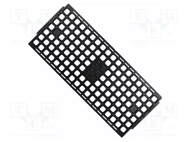 KOMPONENTTIALUSTA - ESD - 320X135MM - MUSTA - 150°C - PBGA - WAFFLE TRAY - ESD toimistotarvikkeet - ATS-030-0125 - 1