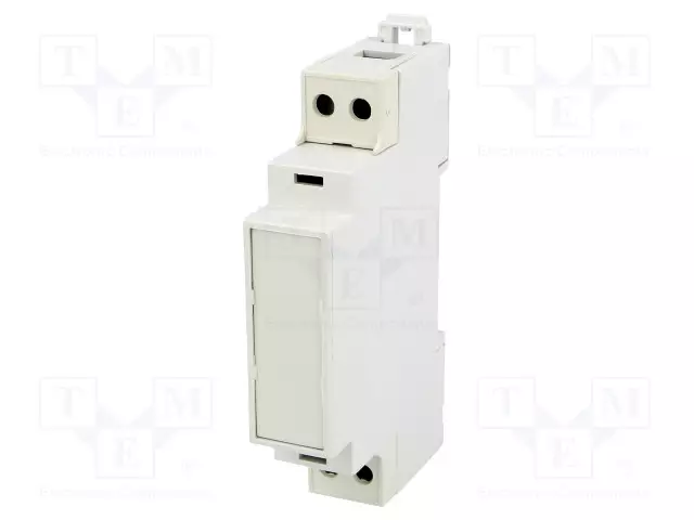 KOTELO: DIN-KISKOLLE - Y: 90MM - X: 17,5MM - Z: 53MM - PPO - HARMA - 2/2 - DIN kiskokotelot - 1MH537.5 - 1