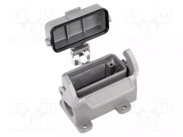 LIITINKOTELO: HDC - KOKO 10A - HAN® A - IP65 - ALUMIINISEOS - M20 - HARTING liittimet - 19200100295 - 1