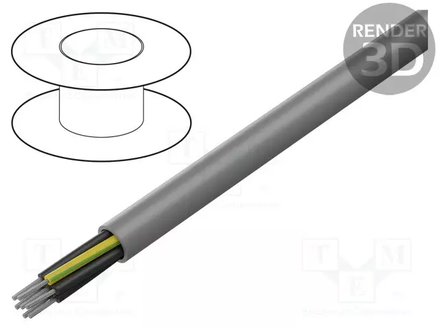 KYTKENTÄJOHTO - ÖLFLEX® 440 P - 5G0,75MM2 - SUOJAAMATON - 300V,500V - CU - LANKA - Suojaamattomat moninapakaapelit - OL440P-5G0.75 - 1