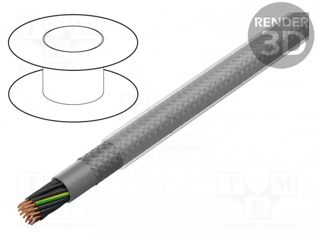 KYTKENTÄJOHTO - ÖLFLEX® CLASSIC 110 CY - 25G0,75MM2 - PVC - LÄPINÄKYVÄ - Suojatut moninapakaapelit - CL110CY-25G0.75 - 1