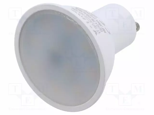 LED LAMPPU - LÄMMIN VALKOINEN - GU10 - 220/240VAC - 400LM - P: 4,5W - LED lamput - VT-1975 - 1