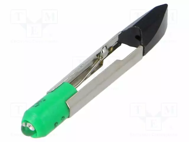 LED LAMPPU - VIHREÄ - T6,8 - 24VDC - 24VAC - DIODIEN LM: 1 - Merkkivalot ja pienoislamput - 10-2K12.1075 - 1