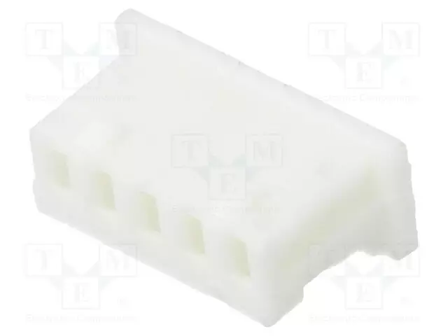 LIITIN: JOHTO-LEVY - PISTOKE - NAARAS - PIN: 5 - 125V - PURISTETTAVA - Signaaliliittimet rasteri 1,25mm - 125CHA05 - 1