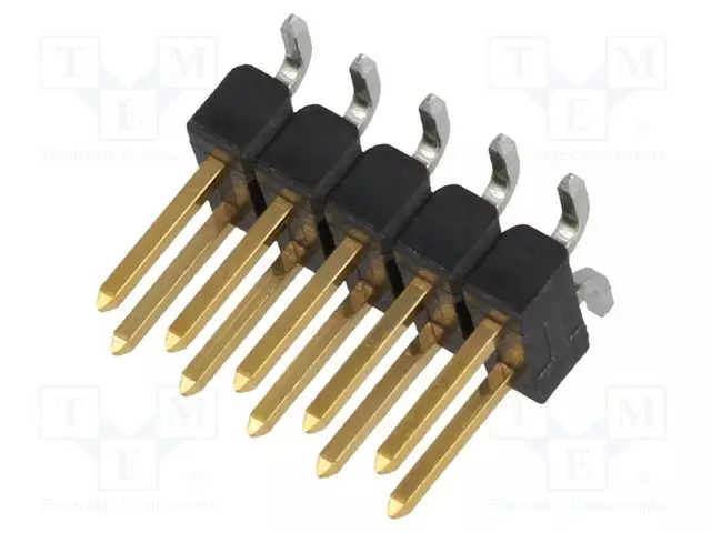 PIIKKIRIMALIITIN - PIN-LIITIN - UROS - PIN: 10 - SMT - AMPMODU MOD II - 2,54MM - Piikkirimaliittimet - 1241050-5 - 1