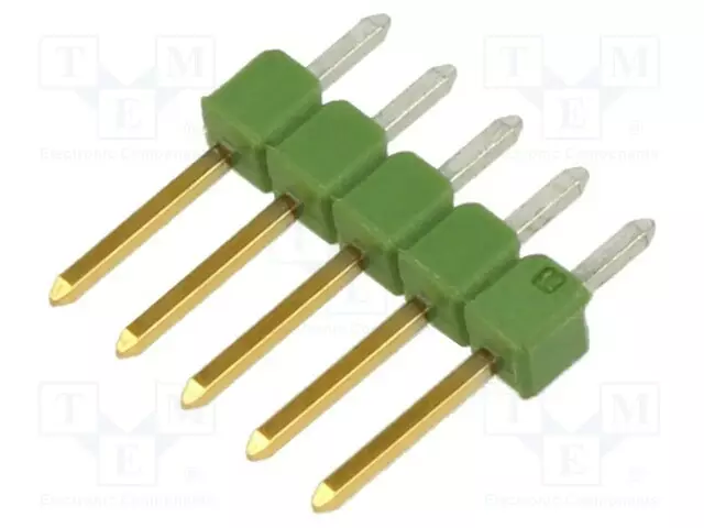 LIITIN: PIN - PIN-LIITIN - UROS - PIN: 5 - THT - AMPMODU MOD II - SUORA - Piikkirimaliittimet - 826629-5 - 1