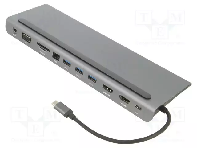 USB HUB - USB 3.0 - HARMAA - 5GBPS - 0,18M - 100W - VÄRI: MUSTA - Tietokonetarvikkeet - muut - CU4705 - 1