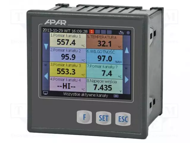 LOGGERI - 85÷260VAC - IN: 16 - PANEELIASENNETTAVA - IP65 (EDESTÄPÄIN) - AR207 - Tiedonkeruulaitteet - AR20716AS1PPPP65 - 1