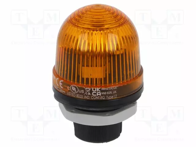 MERKINANTOLAITE: VALO-VILKKUVA VALO - ORANSSI - 24VDC - IP65 - Teollisuuden merkinantolaitteet - WER-80230055 - 1