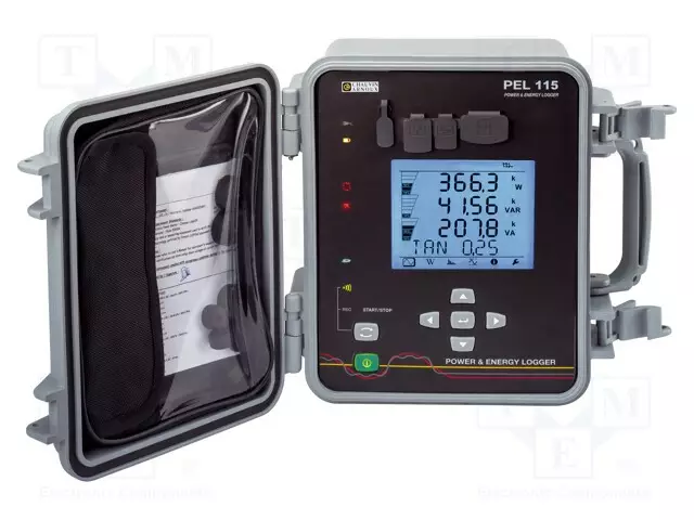 MITTARI: ENERGIALOGGERI - LCD - VAC: 10÷1000V - VDC: 100÷1000V - Sähköverkostojen testerit ja mittarit - CA-PEL115 - 1