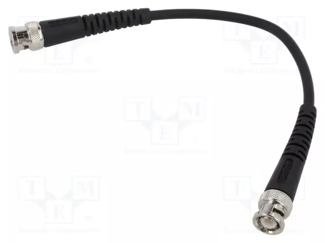 MITTAUSJOHTO - BNC LIITIN,MOLEMMIN PUOLIN - PIT: 0,25M - MUSTA - Mittausjohdot - CT2942-25 - 1