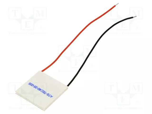 MODUULI: PELTIERIN - 15,4V - 8A - 40X40X3,5MM - 68,8W - KERAMIIKKA - 68°C - Peltier elementit - ATS-TEC40-35-005 - 1