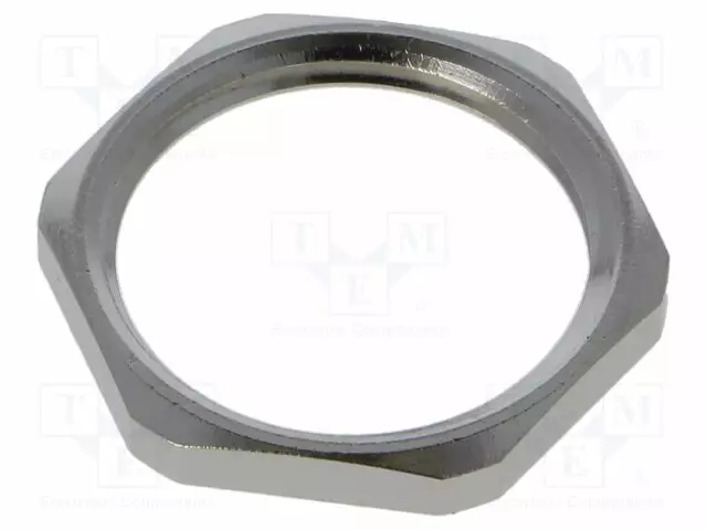 MUTTERI - G1" - MESSINKI - PINNOITE: NIKKELI - Läpivientikappaleiden mutterit - BM2465 - 1