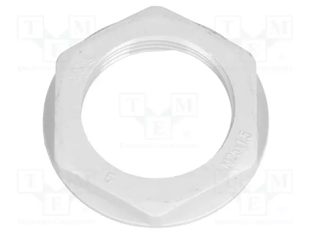 MUTTERI - M25 - POLYAMIDI - 32MM - HARMAA - NOUSU: 1,5 - Läpivientikappaleiden mutterit - BM4825 - 1