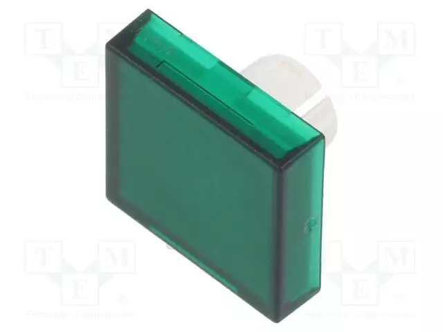 NÄPPÄIMEN LINSSI - 22MM - 61 - LÄPINÄKYVÄ,VIHREÄ - MUOVI - Taulukytkimien lisävarusteet - 61-9351.5 - 1