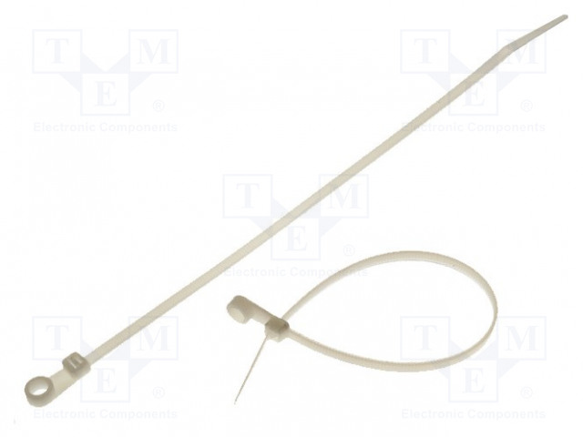 NIPPUSIDE - ASENNUSREIÄLLÄ - L: 221,3MM - W: 4,2MM - LUONNOLLINEN - Nippusiteet - TCV-205 - 1