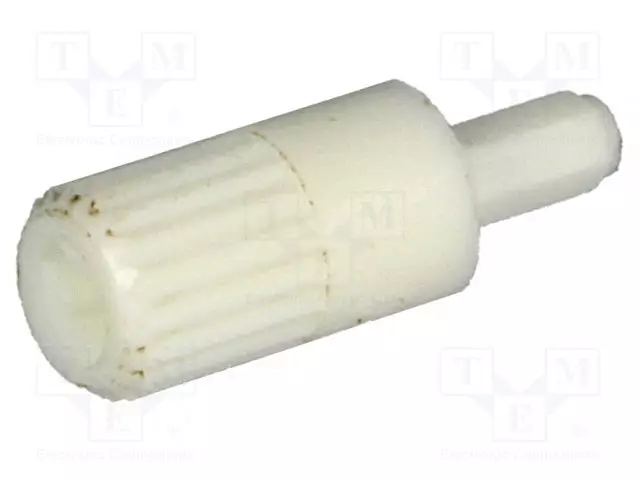NUPPI - SÄÄTÖAISA - VALKOINEN - 10MM - ASENNUSPOTENTIOMETREIHIN - Potentiometrien nupit - CA9MA5 - 1