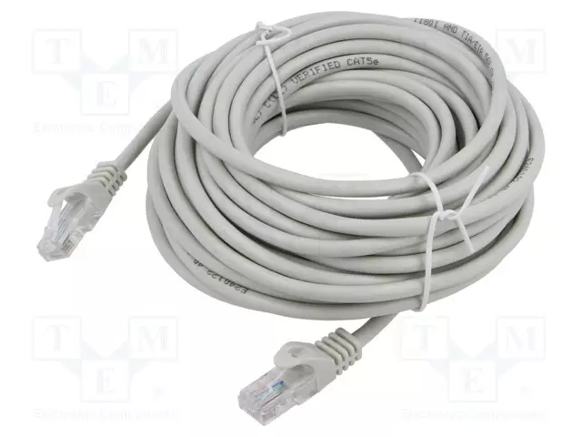 PATCH KAAPELI - U/UTP - CAT: 5E - RJ45-PISTOKE,MOLEMMIN PUOLIN - CCA - RJ45 Ethernet kaapelit - ART-AL-OEM-305 - 1