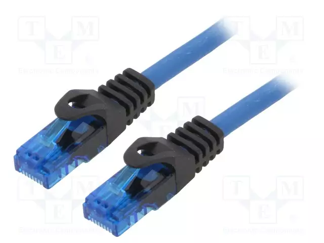 PATCH KAAPELI - U/UTP - CAT 6A - RJ45-PISTOKE,MOLEMMIN PUOLIN - CU - RJ45 Ethernet kaapelit - CPP025 - 1