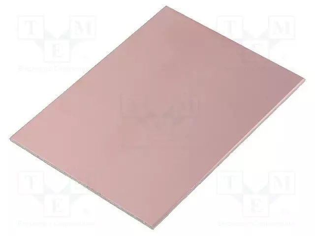 PIIRILEVY - ALUMIINI - 1,5MM - L: 100MM - W: 75MM - PINNOITE: KUPARI - Piirilevyt 1-puoleiset - L75X100AL1535 - 1